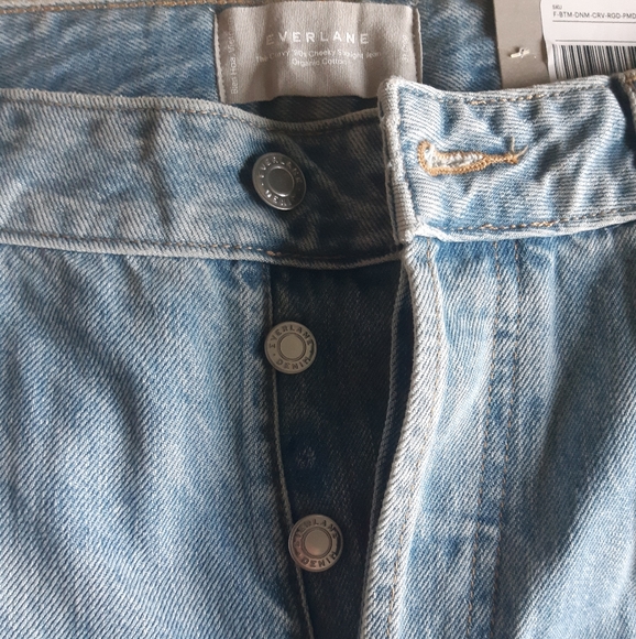 Everlane The Curvy 90s Cheeky Straight Jean (size 31 Crop) - Picture 4 of 4